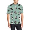 Panda Pattern Polo Shirt - Fun And Unique Design For Sporty Style