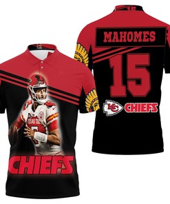 Patrick Mahomes 15 - Kc Chiefs Super Bowl 2021 Afc West Champs Polo Shirt For Fans