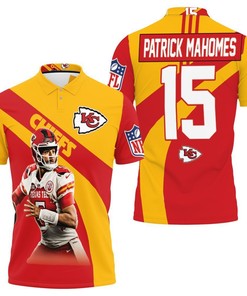 Patrick Manohomes 15 Afc West Division Champions - Super Bowl 2021 3D Polo Shirt For Fans Of Kansas City Chiefs