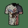 Patriotic U.S Veteran Eagle Tag Polo Shirt For Polo Shirt Fans