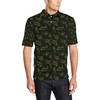 Peacock Feather Pattern Print Polo Shirt - Perfect For Nature Enthusiasts With Unique Style