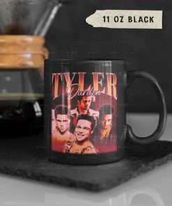 Perfect Aesthetic Choice for Tyler Durden Fans | Retro Coffee Mug with Brad Pitt | A Mug Unlike Any Other