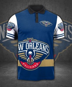 Perfect Fit For Fans - New Orleans Pelicans 3D Polo Shirt