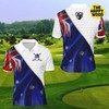 Perfect For Golf Fans: Australia Golf 3D Polo Shirt With Personalized Print