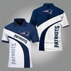 Perfect For Nfl Fans - Customizable 3D Polo Shirt With New England Patriots Logo
