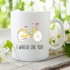 Perfect Gift: Valentines Day Coffee Mug Set, I Wheelie Like You, Gifts For Her And Him