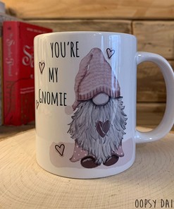 Personalised Gnome Mug - You're My Gnome - Cute Valentines Day Mug Gift Idea