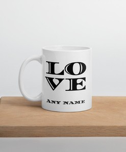 Personalised Love Mug - Valentines Gift For Wife - Husband Gift - Partner Gift - Cute Gift Mug - Gift Ideas