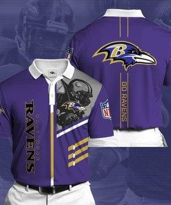 Personalize Your Fan Gear With Baltimore Ravens No16 3D All Over Print Polo Shirt