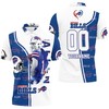 Personalized 3D Buffalo Bills John Allen 2020 Afc East Champions Polo Collar Shirt