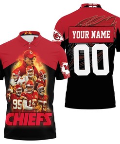 Personalized 3D Polo Shirt For Kc Chiefs - Afc West Champs 2021 Super Bowl