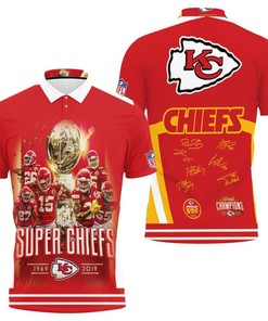 Personalized 3D Polo Shirt For Kc Chiefs Afc West Champs - Super Bowl 2021