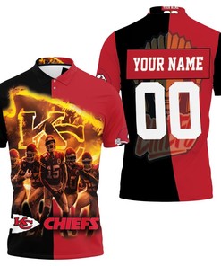 Personalized 3D Polo Shirt For Kc Chiefs - Afc West Champs Super Bowl 2021
