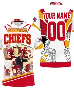 Personalized 3D Polo Shirt For Kc Chiefs - Afc West Division 2021 Super Bowl
