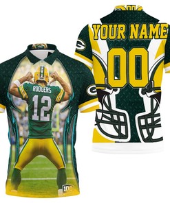 Personalized Aaron Charles Rodgers 12 Green Bay Packers Nfc Division Champions Super Bowl 2021 Polo Shirt