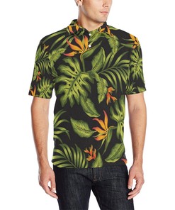 Personalized All Over Print Polo Shirt With Bee Pattern Print Design - A Unique And Personalized Gift For