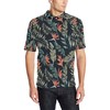 Personalized All Over Print Polo Shirt With Bird Of Paradise Pattern Print Design - A One-Of-A-Kind Polo Shirt