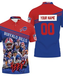 Personalized All Time Greats Players Andre Reed 83 2020 Nfl Season Buffalo Bills Polo Collar Shirt