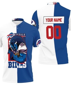 Personalized All-Over Print Mascot 2020 Afc East Champions Buffalo Bills Polo Collar Shirt