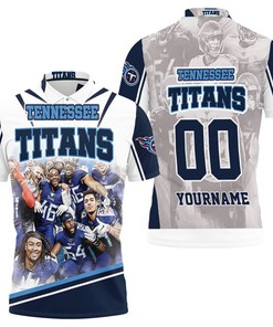 Personalized All-Over Print Polo Shirt - Tennessee Titans Afc South Division Super Bowl 2021 - Ideal Sports Lovers