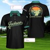 Personalized Being Awesome Custom Name Golf Team Polo Shirt - Ideal Gift For Golfers Who Want Style