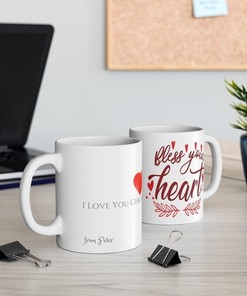 Personalized Bless Your Heart Mug: A Special Gift For Your Valentine With Custom Name