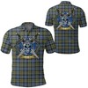 Personalized Campbell Faded Tartan Polo Shirt - Scottish Heritage Polo Look