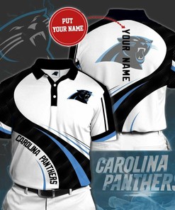 Personalized Carolina Panthers No81 3D Polo Shirt - The Perfect Gift For Football Enthusiasts Who Want To Stand Out