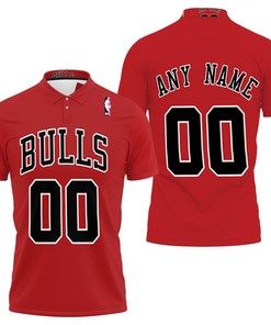 Personalized Chicago Bulls 2021 Red Team Polo Shirt - Nba Fan Apparel With Fashionable Design