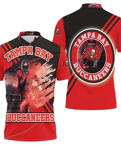 Personalized Chris Godwin Number 14 3D All Over Print Polo Shirt- Tampa Bay Buccaneers Gift For Fans