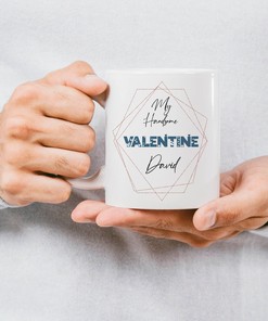 Personalized Couple Engagement Mug, Perfect Valentines Day Gift For Him, Custom Valentines Day Mug