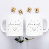 Personalized Cute Valentines Mug With Couple Names, Perfect Valentines Day Gift, Anniversary Gifts, Gift For Couples
