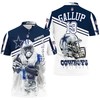 Personalized Dallas Cowboys Michael Gallup 13 Polo Shirt With 3D Design