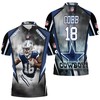Personalized Dallas Cowboys Randall Cobb 18 Polo Shirt With 3D Design