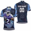 Personalized Derrick Henry 22 Tennessee Titans Super Bowl 2021 Polo Shirt - Ideal For Fans Of The Tennessee Titans