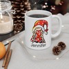 Personalized Female Gnome Valentine Mug - Perfect Gift Idea - Hearts Ceramic Mug