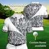 Personalized Golf Polo T-Shirt 3D Printed Father'S Day Gift: Unique Polo Shirt
