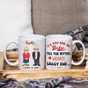 Personalized Happy Valentines Day Mug - Old Couple Coffee Mug - Romantic Valentines Gift Idea