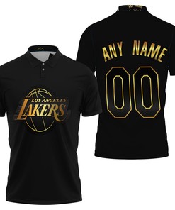 Personalized Los Angeles Lakers Any Name 00 Golden Edition Polo Shirt: Unique And Stylish Clothing