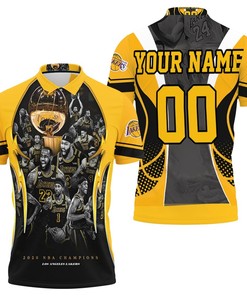 Personalized Los Angeles Lakers Polo Shirt - A Must-Have For Western Conference Fans