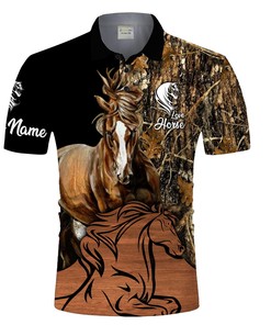 Personalized Love Riding Horse Polo Shirt: Unique And Stylish Clothing For Equestrian Fans