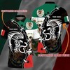 Personalized Mexico Eagle Polo Shirt - Black/Green 3D All Over Print: Unique And Stylish Clothing For Sports Lovers