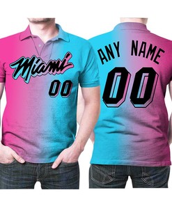 Personalized Miami Heat Any Name 00 Nba 2020 City Edition Split Polo Shirt: Perfect Clothing For Sports Lovers