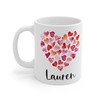 Personalized Name Mug - Valentine Name Mug - Custom Name Mug Set