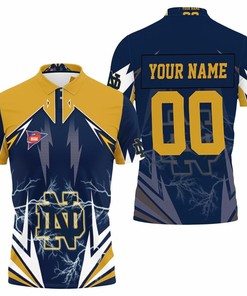 Personalized Ncaa Notre Dame Fighting Irish Polo Shirt With 3D Print