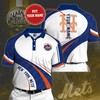 Personalized New York Mets 3D Polo Shirt - No.136 Men'S Shirt: Unique And Stylish Clothing For Baseball Fans