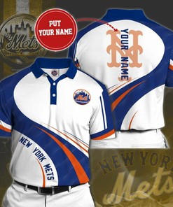 Personalized New York Mets 3D Polo Shirt - No.136 Men'S Shirt: Unique And Stylish Clothing For Baseball Fans