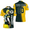Personalized Nfc North Champions Aaron Charles Rodgers Green Bay Packers Polo Shirt