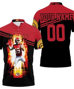 Personalized Patrick Mahomes 15 Polo Shirt For Kansas City Chiefs Super Bowl Nfl 2021 Championship Fans