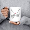 Personalized Pinky Promise Holding Hands Mug - Gift for Her or Birthday Gift with Funny Coffee Mug Design